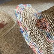 LOUIS VUITON | Rainbow color straw bucket hat 01 - 5