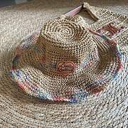 LOUIS VUITON | Rainbow color straw bucket hat 01 - 6