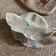 LOUIS VUITON | Rainbow color straw bucket hat 02 - 4