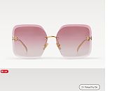 LOUIS VUITTON | Jewel Square Sunglasses In Pink Gold - 3