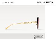 LOUIS VUITTON | Jewel Square Sunglasses In Pink Gold - 2