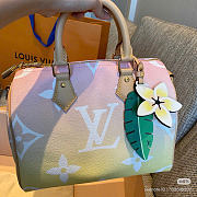 LOUIS VUITTON | Speedy Bandouliere 25 Monogram Giant By The Pool Light Pink - 2
