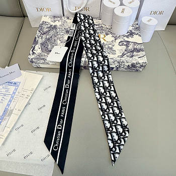 DIOR | Mitza Scarf Twilly Silk In Black