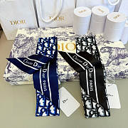 DIOR | Mitza Scarf Twilly Silk In Black - 5