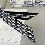 DIOR | Mitza Scarf Twilly Silk In Black - 3