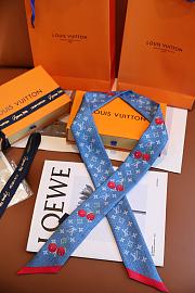 LV x TM Denim Cerise headband - 1