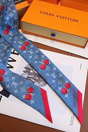 LV x TM Denim Cerise headband - 6