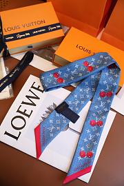 LV x TM Denim Cerise headband - 3