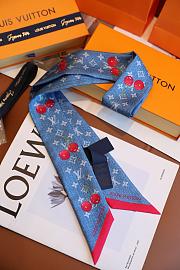 LV x TM Denim Cerise headband - 2