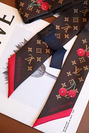 LV x TM Denim Cerise Headband Monogram  - 6