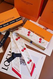 LV x TM Denim Cerise Headband White - 6