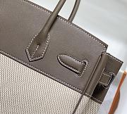 HERMES | Birkin 30 Swift Leather In Gray  - 4