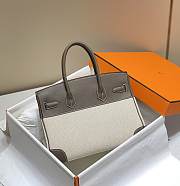 HERMES | Birkin 30 Swift Leather In Gray  - 3