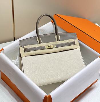 HERMES | Birkin 35 Swift Leather In Gray