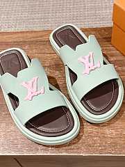 LOUIS VUITTON | Slippers In Light Green  - 4