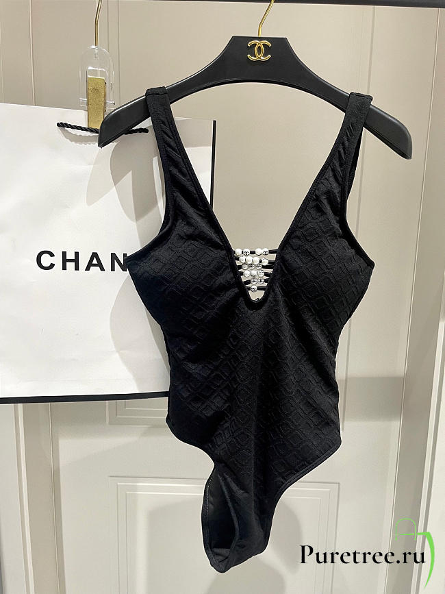 Chanel Pearl One-Piece Swimsuit 01 - 1