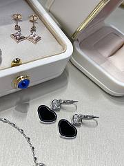 Chopard Black Onyx Heart Diamond Earrings - 5