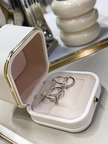 Cartier Full diamond nail earrings
