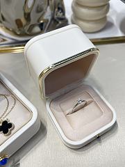 Tiffany classic six-claw diamond ring - 1
