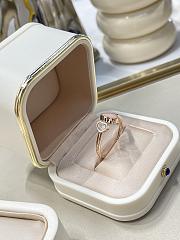 Chopard Pink Heart Diamond Ring Rose Gold - 5