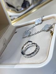 Bvlgari narrow version full diamond snake ring - 3