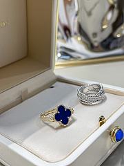 VCA Blue agate double-sided ring - 1