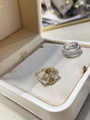 VCA Blue agate double-sided ring - 5