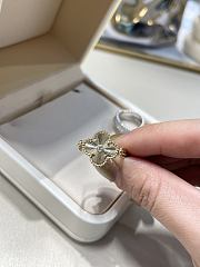 VCA Blue agate double-sided ring - 4