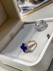 VCA Blue agate double-sided ring - 3