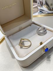 VCA Blue agate double-sided ring - 2