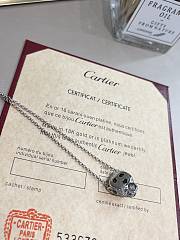 Cartier Animal Series Cheetah Head Diamond Necklace - 6