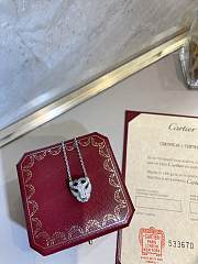 Cartier Animal Series Cheetah Head Diamond Necklace - 4