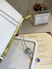 Cartier Animal Series Cheetah Head Diamond Necklace - 2