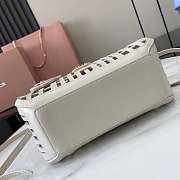 MIUMIU | Leather basket Chalk White Color - 6
