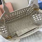 MIUMIU | Leather basket Chalk White Color - 2