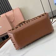MIUMIU | Leather basket Cognac Color - 4