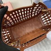 MIUMIU | Leather basket Cognac Color - 3