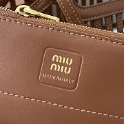 MIUMIU | Leather basket Cognac Color - 2