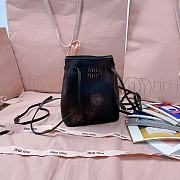 MIUMIU | Nappa leather pouch Coffee Color - 1