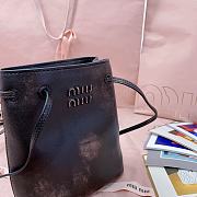 MIUMIU | Nappa leather pouch Coffee Color - 2