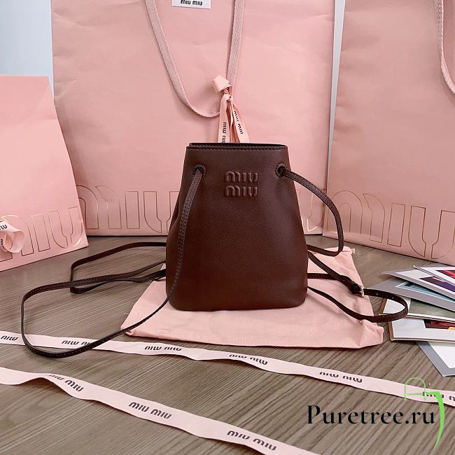 MIUMIU | Nappa leather mini-bag Briarwood Color - 1