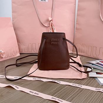 MIUMIU | Nappa leather mini-bag Briarwood Color