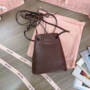 MIUMIU | Nappa leather mini-bag Briarwood Color - 6