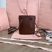 MIUMIU | Nappa leather mini-bag Briarwood Color - 3