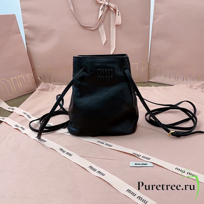 MIUMIU | Nappa leather mini-bag Black Color - 1