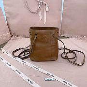 MIUMIU | Nappa leather mini-bag Oak Color - 3