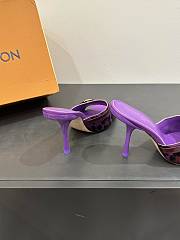 LOUIS VUITTON | Leopard Print Thin Cat Heel Ballet Sandals 03 - 2