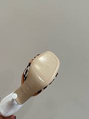 LOUIS VUITTON | Leopard Print Thin Cat Heel Ballet Sandals 04 - 3