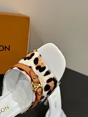 LOUIS VUITTON | Leopard Print Thin Cat Heel Ballet Sandals 04 - 2