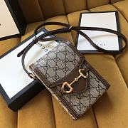 GUCCI | Horsebit 1955 Mini Crossbody Bag In Brown - 6